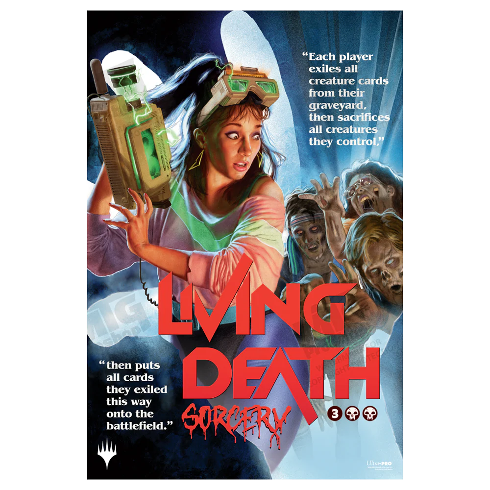Duskmourn Living Death Poster for Magic: The Gathering