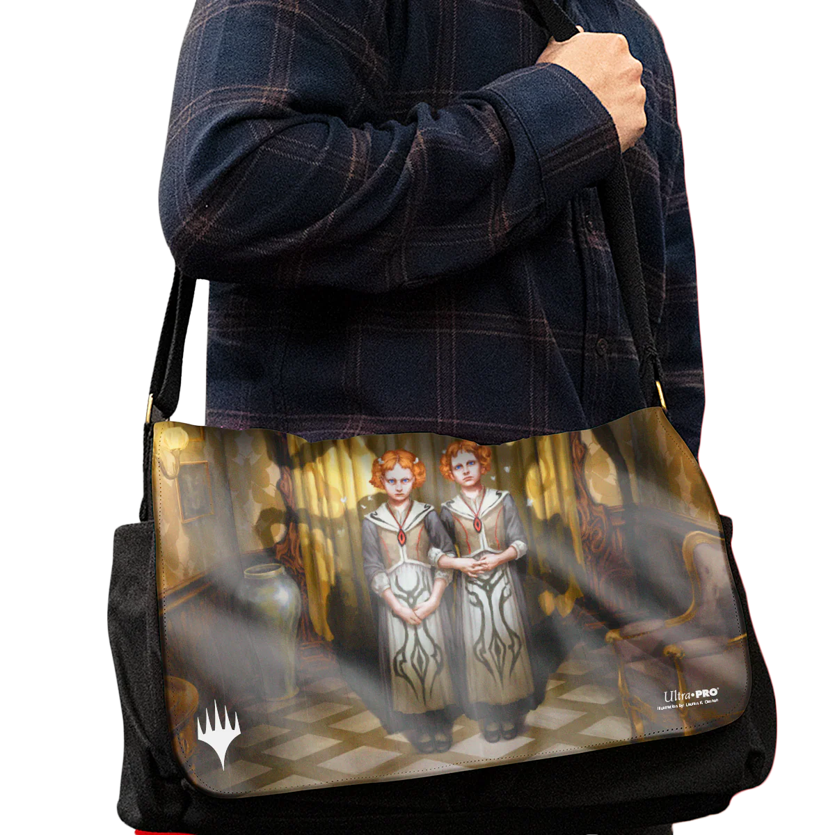Duskmourn Unsettling Twins Bag Flap for Magic: The Gathering