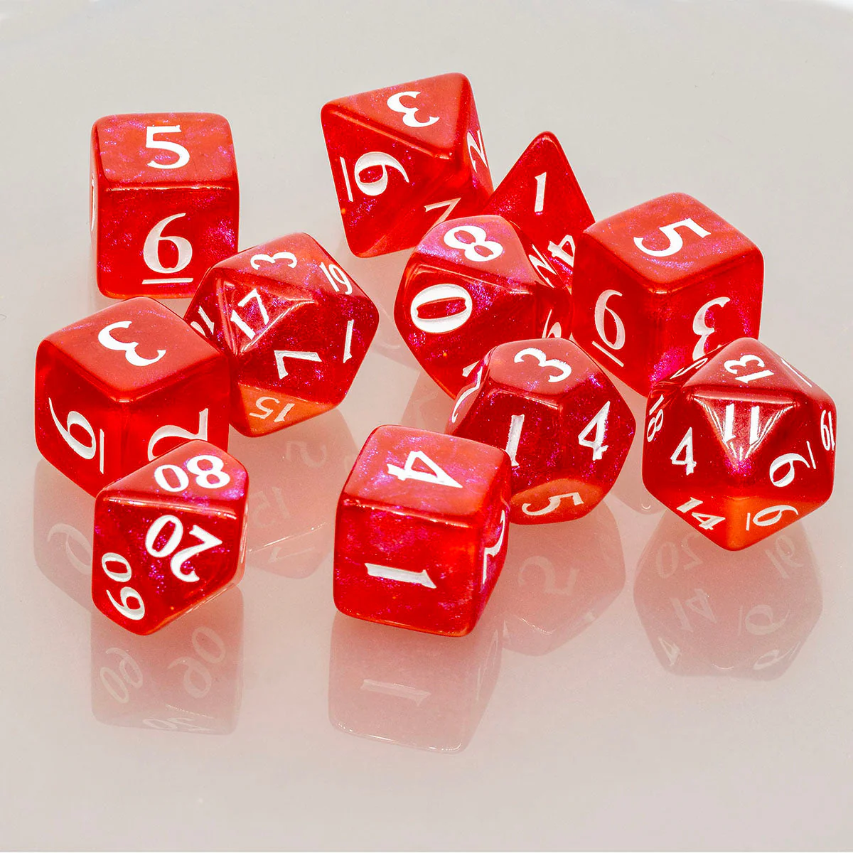 Eclipse Acrylic RPG Dice Set (11ct) - Image 3