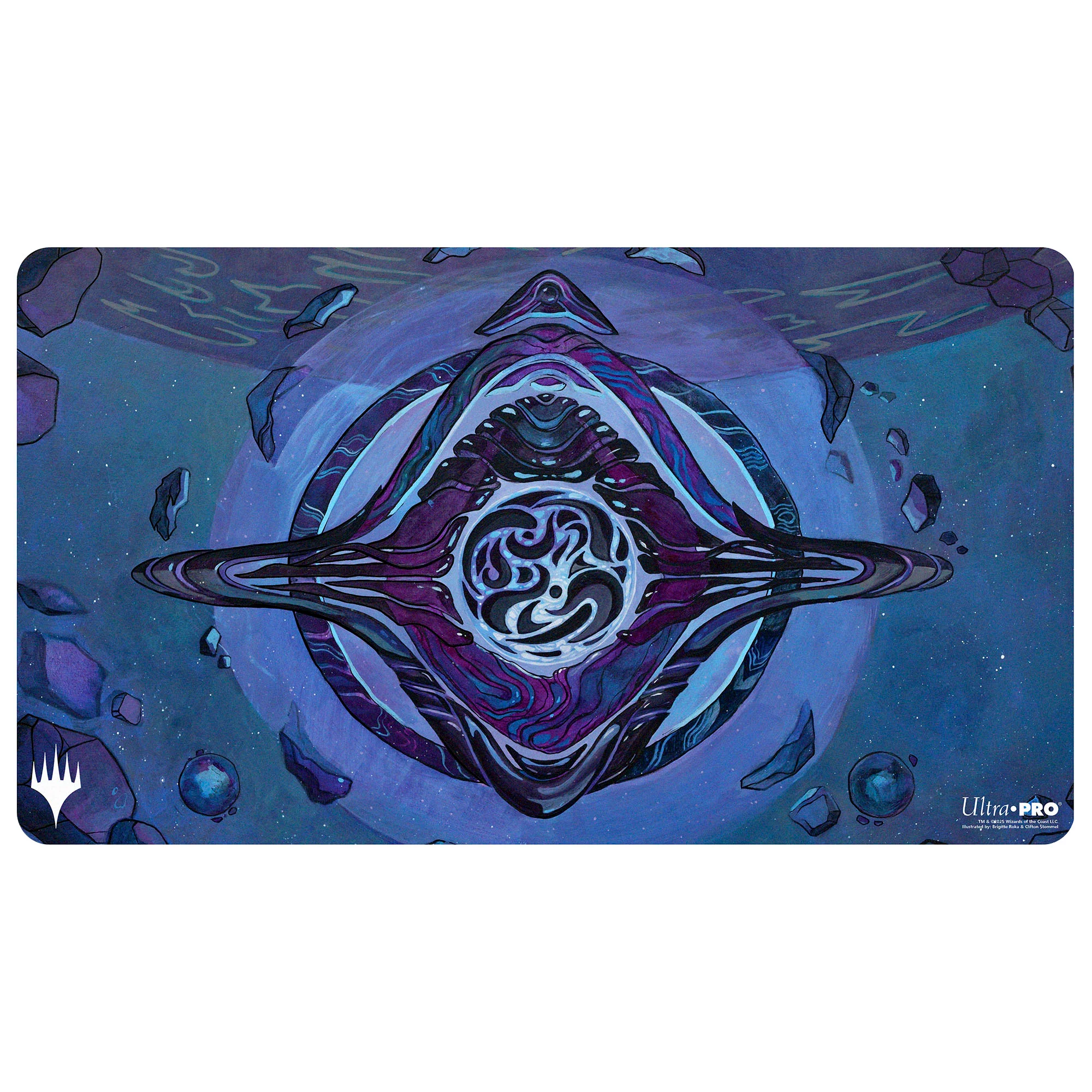 Edge of Eternities - Playmat - Archenemy’s Charm - Brigitte Roka & Clifton Stommel - Image 2