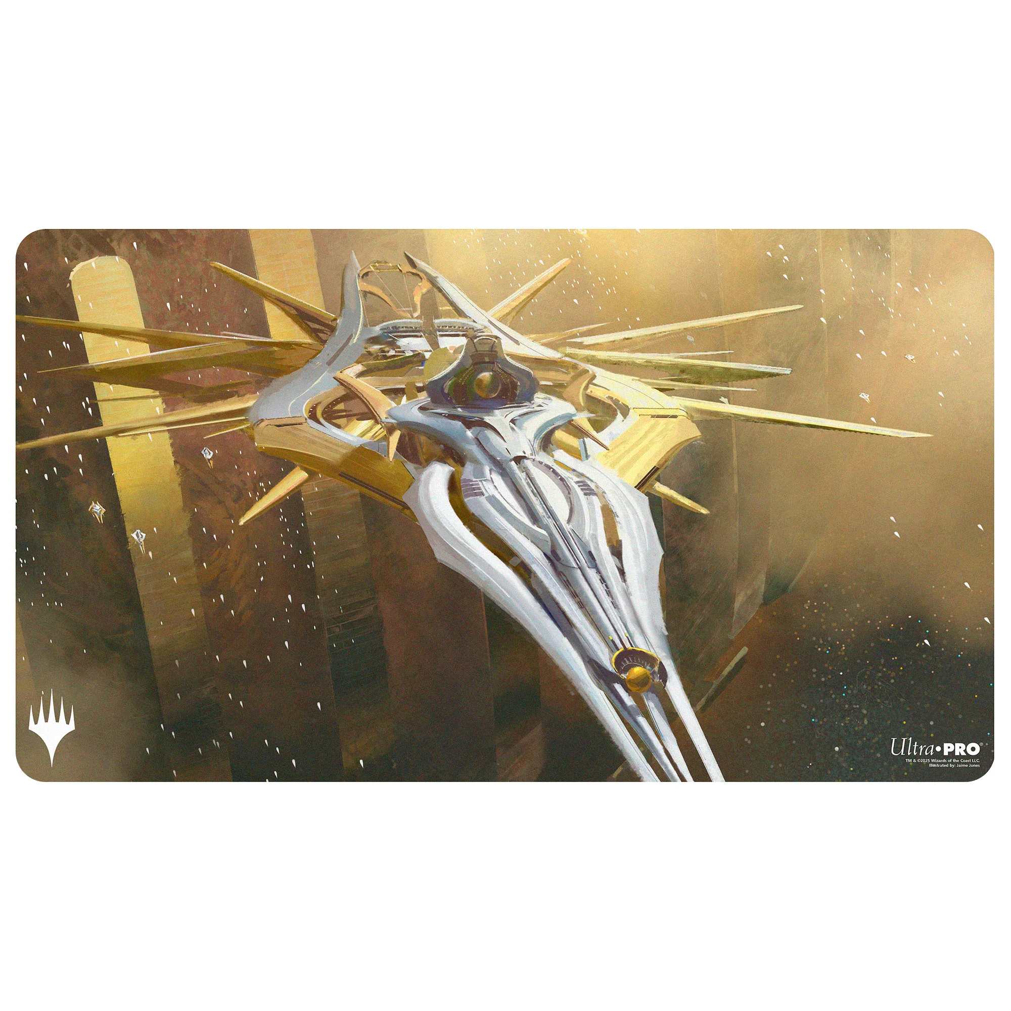 Edge of Eternities - Playmat - Dawnsire, Sunstar Dreadnought - Jaime Jones - Image 2