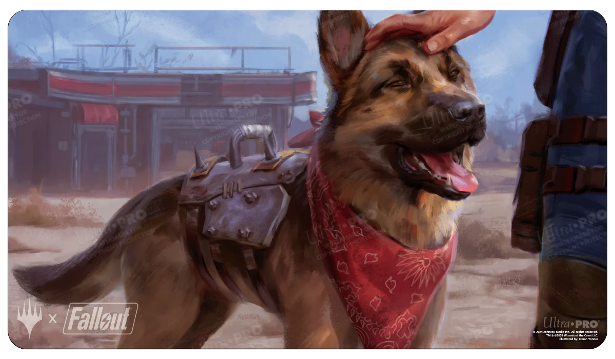 Fallout® Dogmeat, Ever Loyal Standard Gaming Playmat for Magic: The Gathering