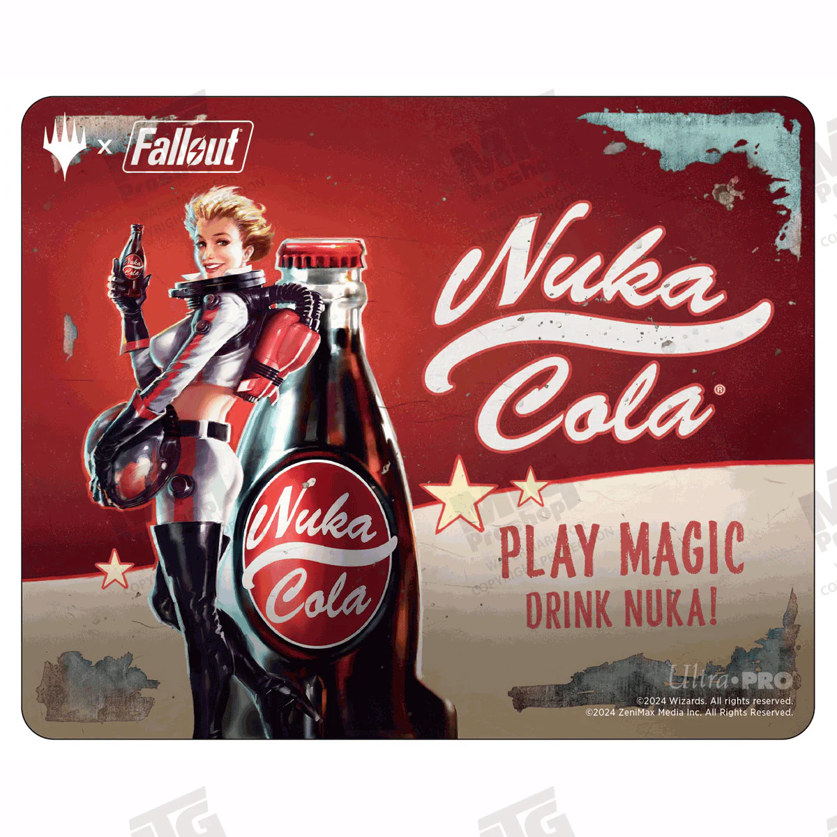 Fallout Nuka-Cola 13x11 Inch Mousepad for Magic: The Gathering
