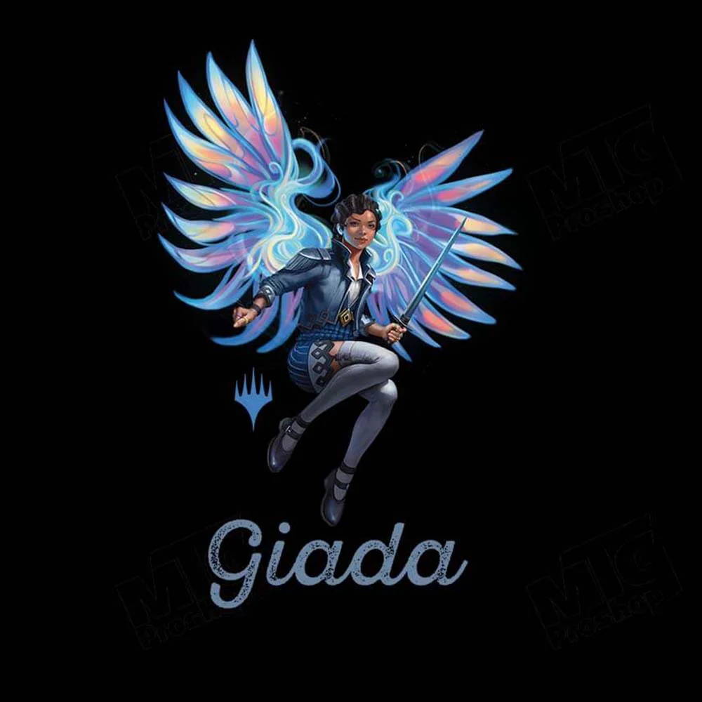 Foundations Giada Printed Graphic Tee in Black for Magic: The Gathering - Image 2