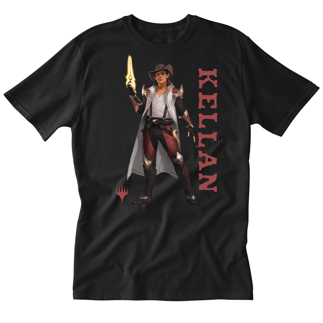 Foundations Kellan Printed Graphic Tee in Black for Magic: The Gathering