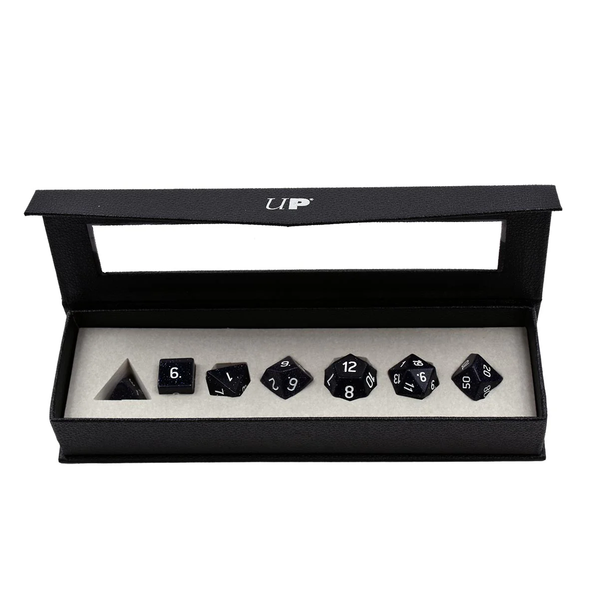 Gemstone Blue Sandstone RPG Dice Set (7ct)