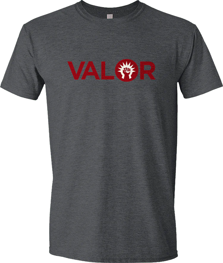 Guild Word Boros VALOR Men's T-Shirt for Magic: The Gathering