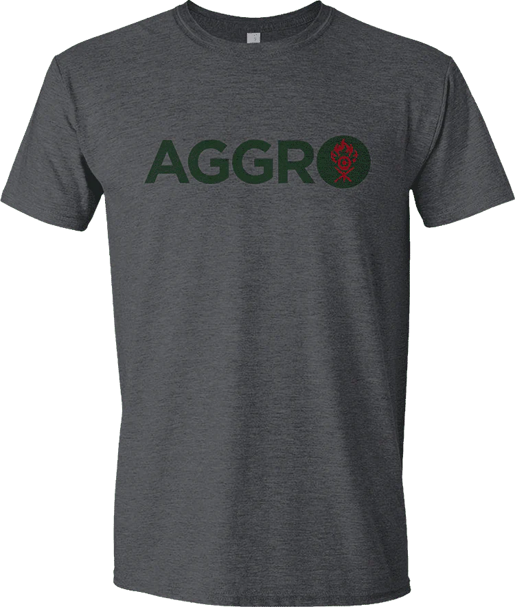 Guild Word Gruul AGGRO T-shirt for Magic: The Gathering