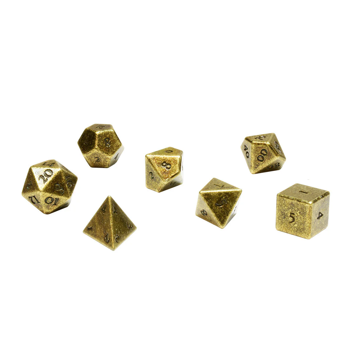 Heavy Metal Antique RPG Dice Set (7ct)