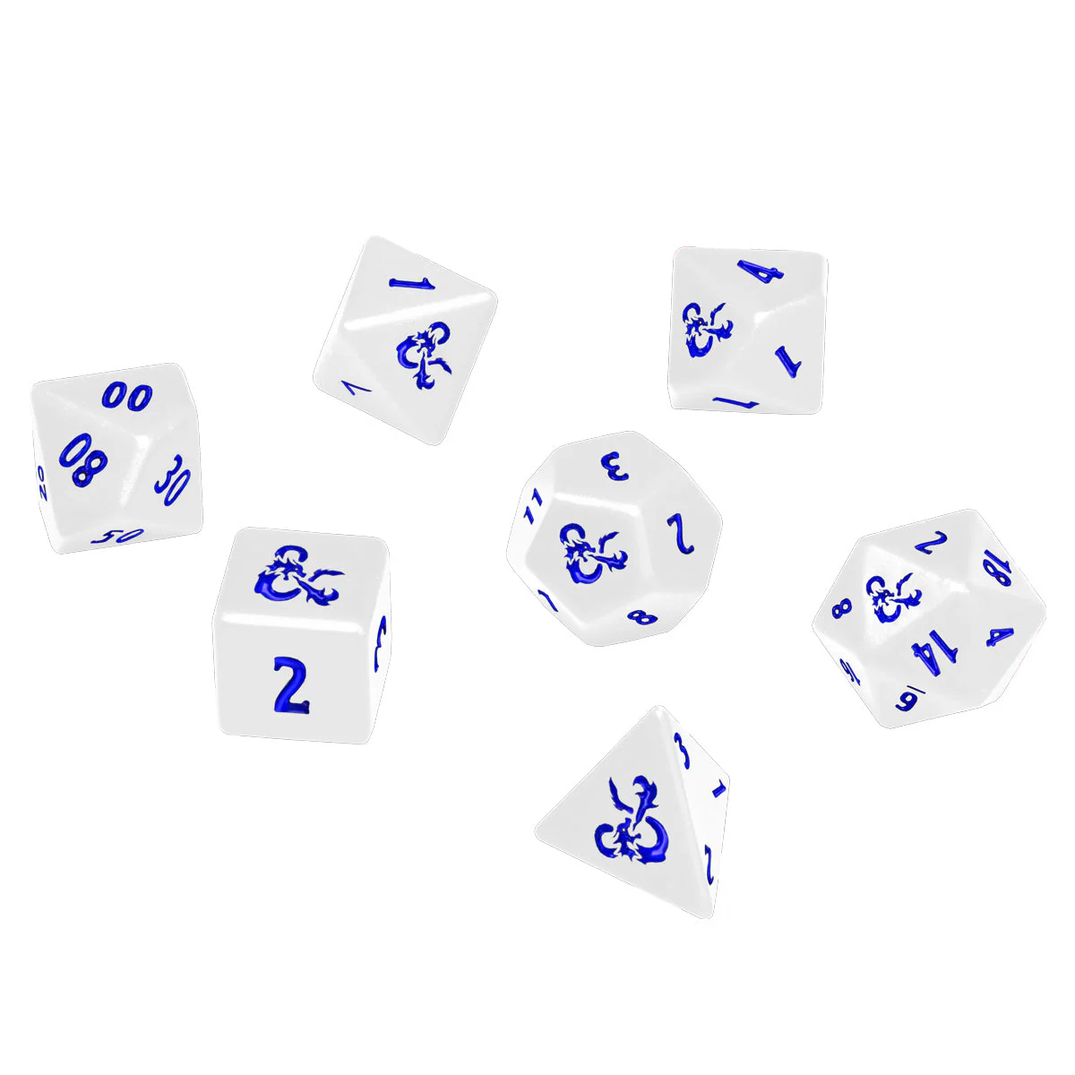 Heavy Metal Icewind RPG Dice Set (7ct) for Dungeons & Dragons - Image 2