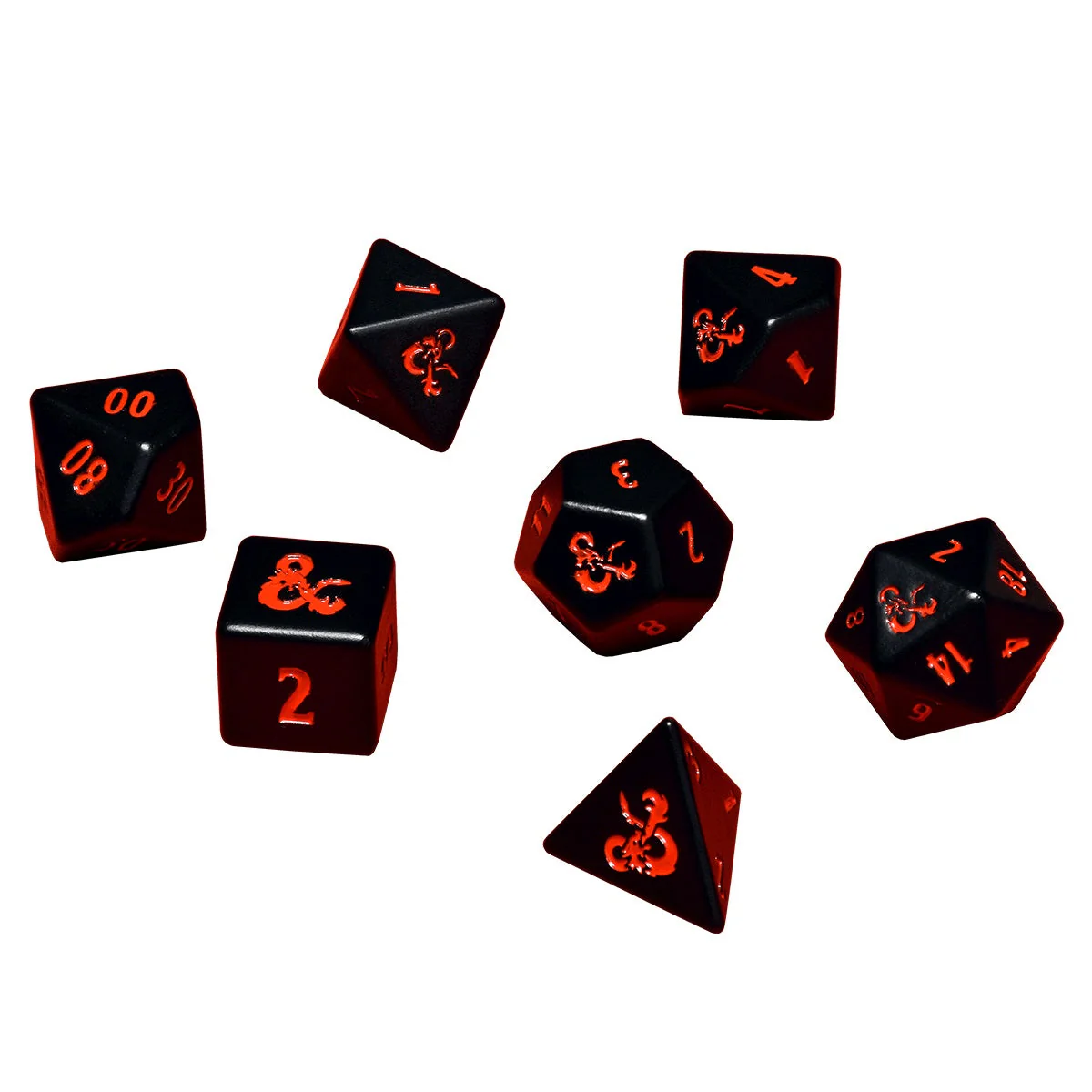 Heavy Metal Premium RPG Dice Set (7ct) for Dungeons & Dragons - Image 2