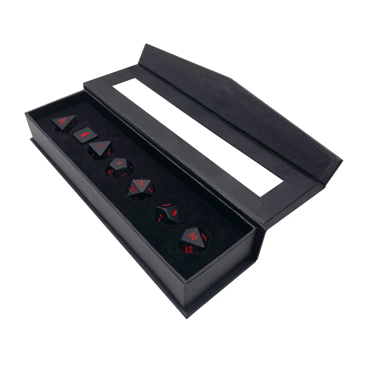 Heavy Metal Premium RPG Dice Set (7ct) for Dungeons & Dragons - Image 3