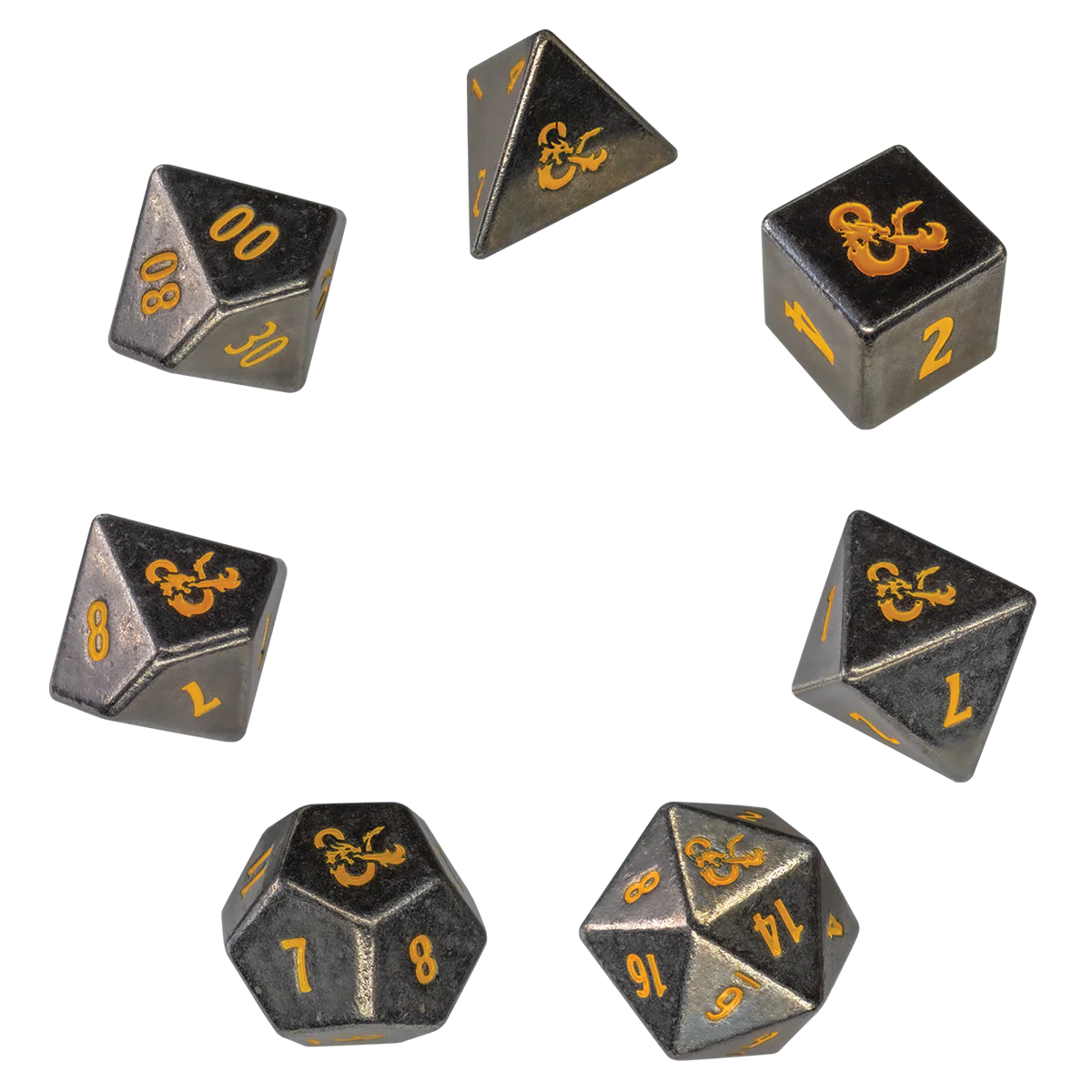 Heavy Metal Spelljammer Realmspace RPG Dice Set (7ct) for Dungeons & Dragons - Image 2