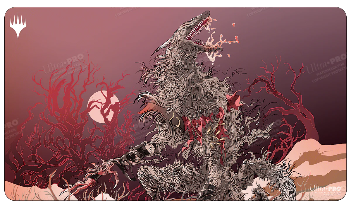 Innistrad: Midnight Hunt Arlinn the Pack Leader Double-Sided Standard Gaming Playmat for Magic: The Gathering - Image 2