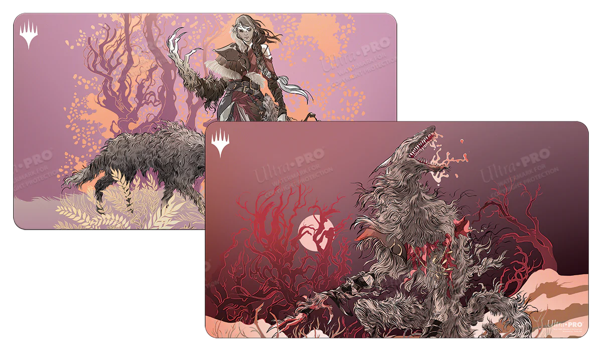 Innistrad: Midnight Hunt Arlinn the Pack Leader Double-Sided Standard Gaming Playmat for Magic: The Gathering - Image 3