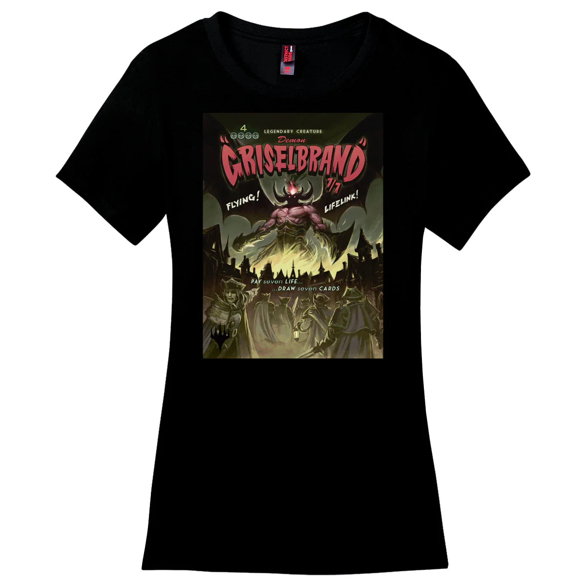 Innistrad Remastered Griselbrand Printed Graphic Tee for Magic: The Gathering - Image 2