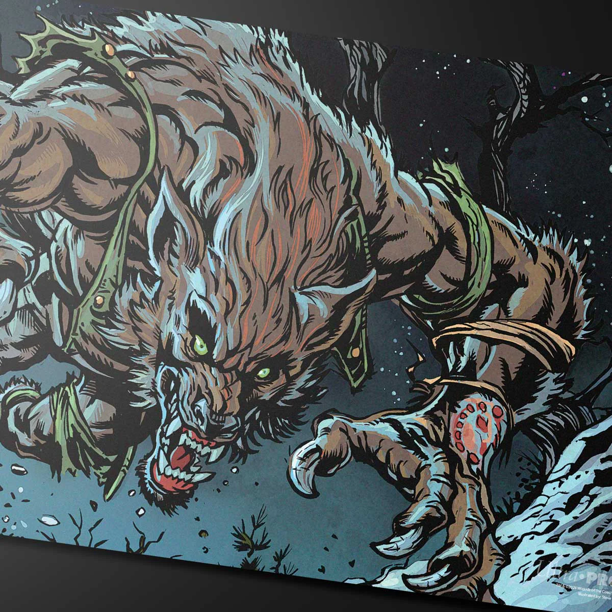 Innistrad Remastered Huntmaster of the Fells / Ravager of the Fells Double-Sided Playmat for Magic: The Gathering - Image 2
