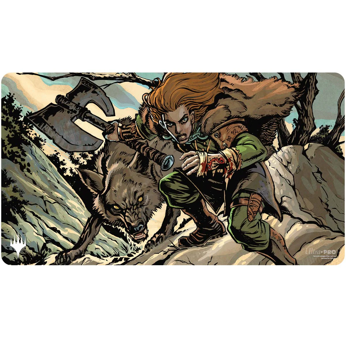 Innistrad Remastered Huntmaster of the Fells / Ravager of the Fells Double-Sided Playmat for Magic: The Gathering - Image 4