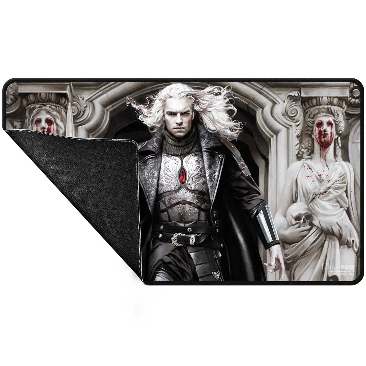 Innistrad Remastered Sorin, Imperious Bloodlord Black Stitched Playmat for Magic: The Gathering - Image 3