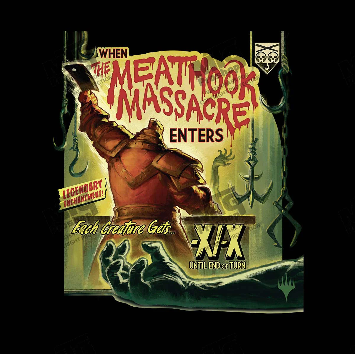 Innistrad Remastered The Meathook Massacre Printed Graphic Tee for Magic: The Gathering - Image 2