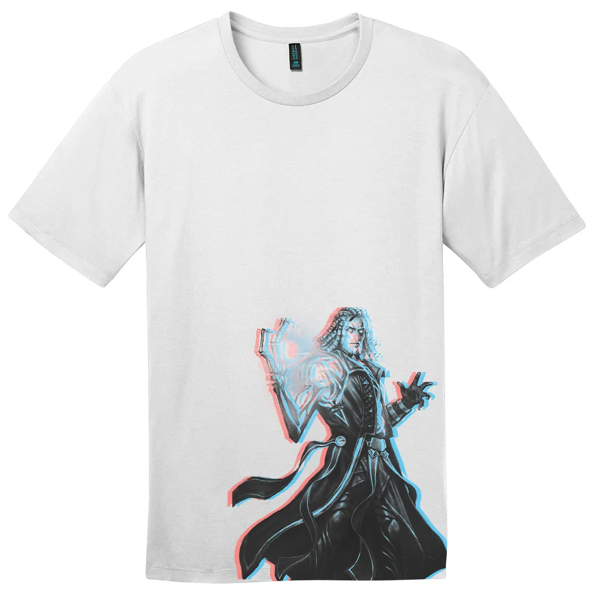 Kamigawa: Neon Dynasty 3D Shift Tezzeret, Betrayer of Flesh T-Shirt for Magic: The Gathering - Image 2