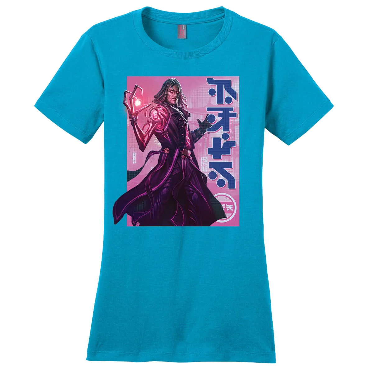 Kamigawa: Neon Dynasty Billboard Tezzeret, Betrayer of Flesh T-Shirt for Magic: The Gathering - Image 4