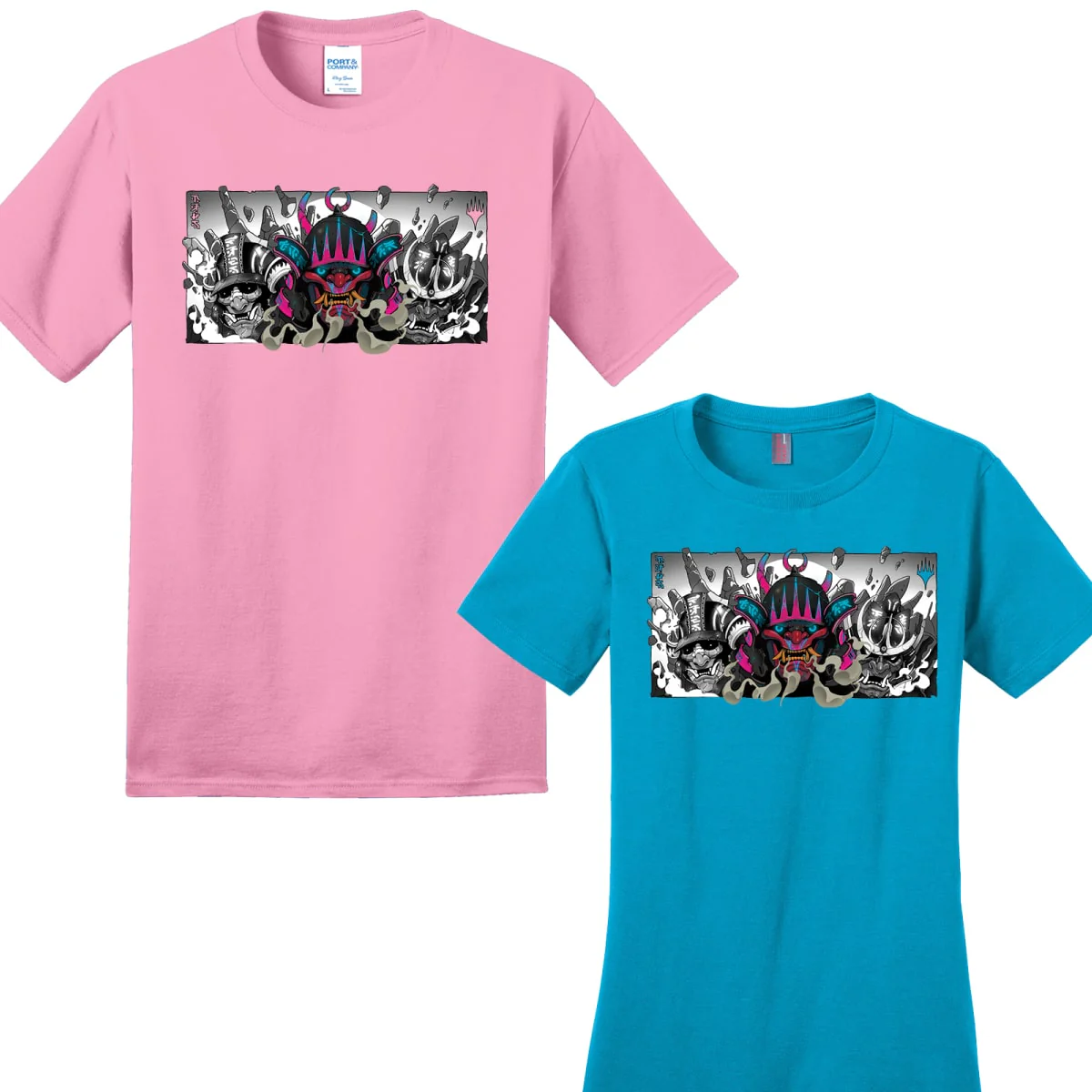 Kamigawa: Neon Dynasty Demon Samurai T-Shirt for Magic: The Gathering
