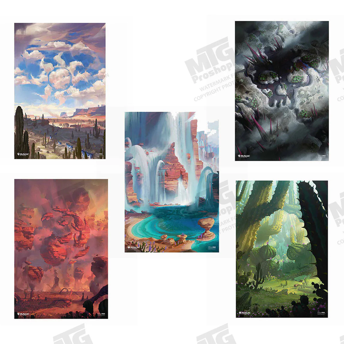 Magic: The Gathering Outlaws of Thunder Junction Posters - Lands