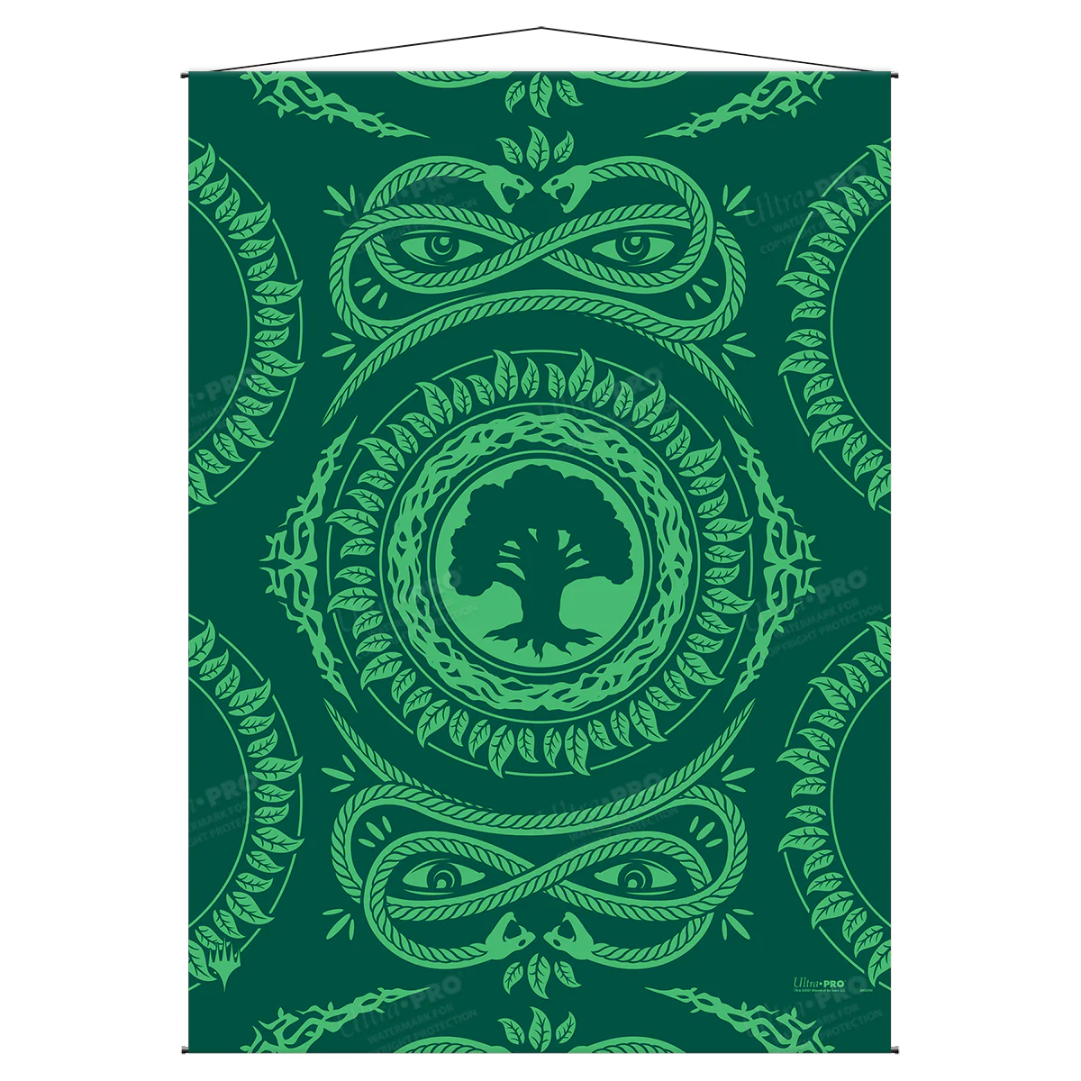 Mana 7 Forest Wall Scroll for Magic: The Gathering