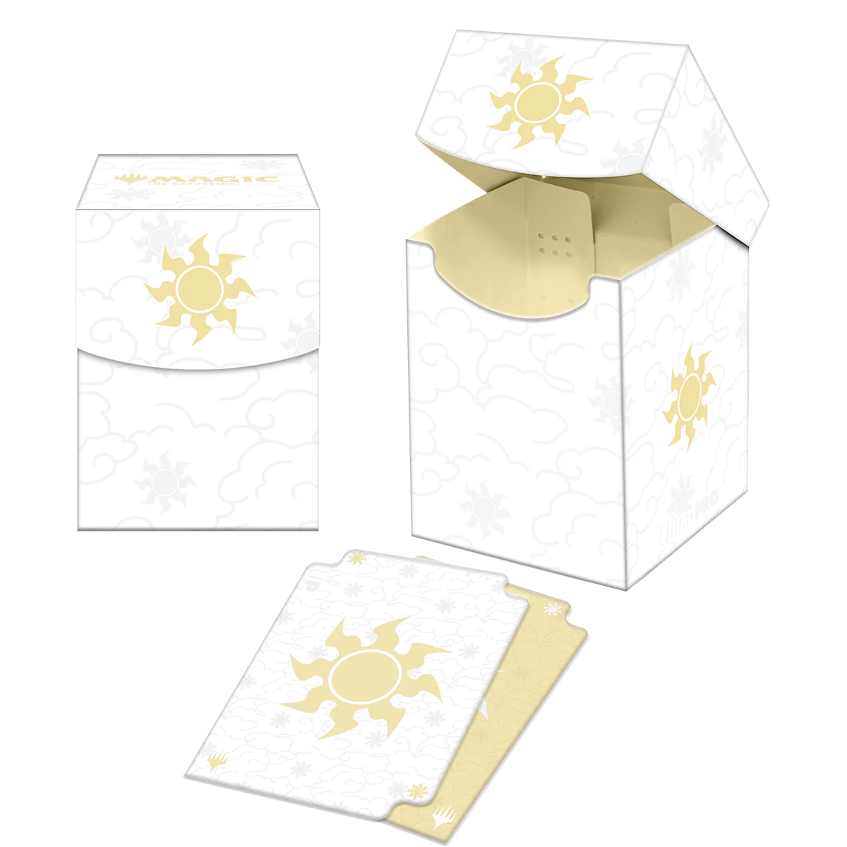 Mana 8 - 100+ Deck Box - Plains for Magic: The Gathering