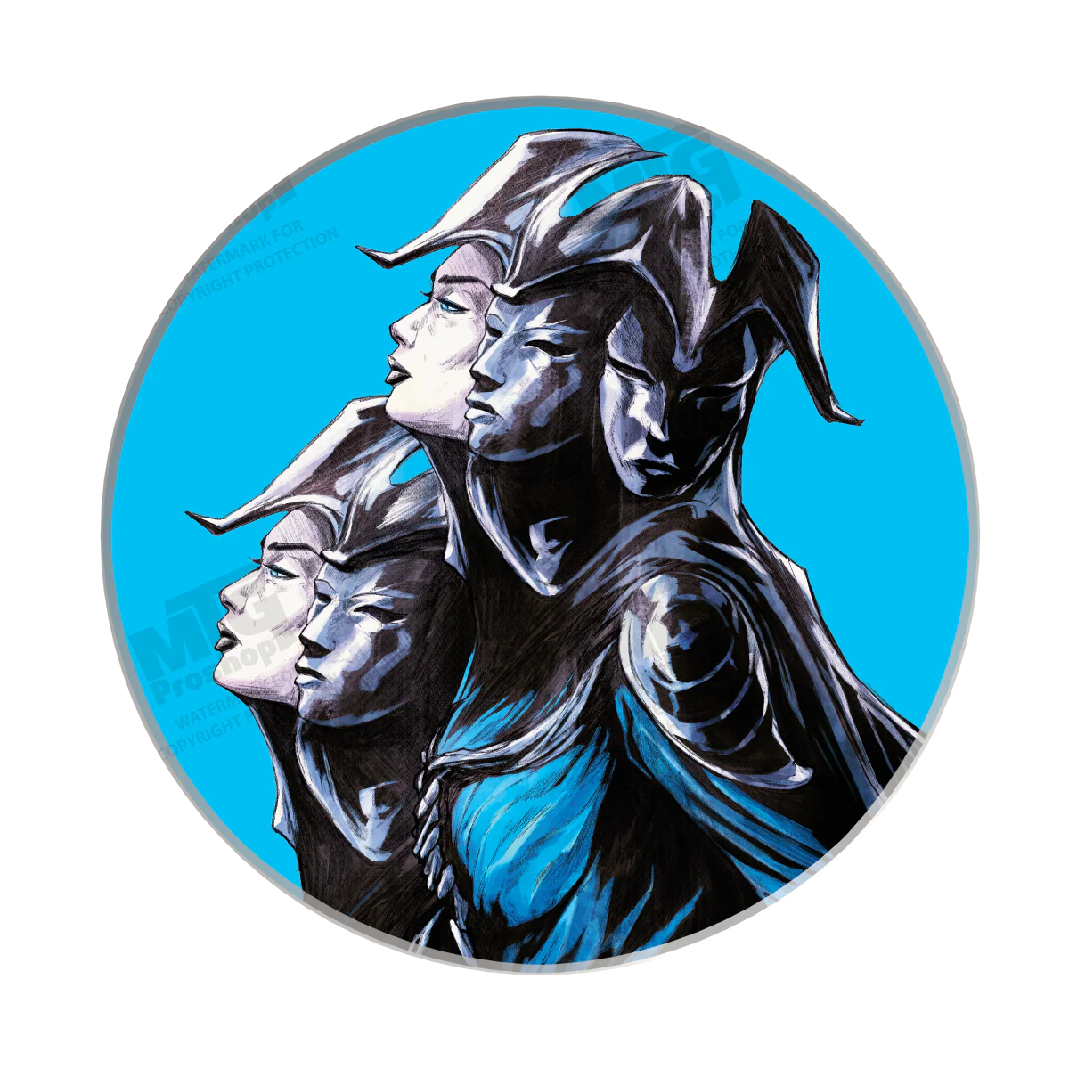 Modern Horizons 3 Ceramic Coasters featuring Satya, Omo, Disa and Ulalek for Magic: The Gathering - Image 2
