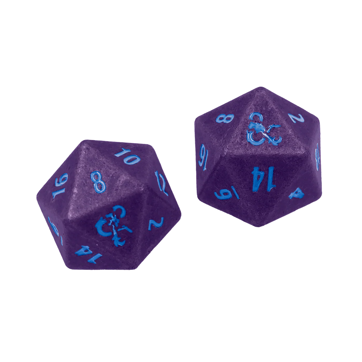 Phandelver and Below: The Shattered Obelisk Underdark Heavy Metal D20 Dice Set (2ct) for Dungeons & Dragons