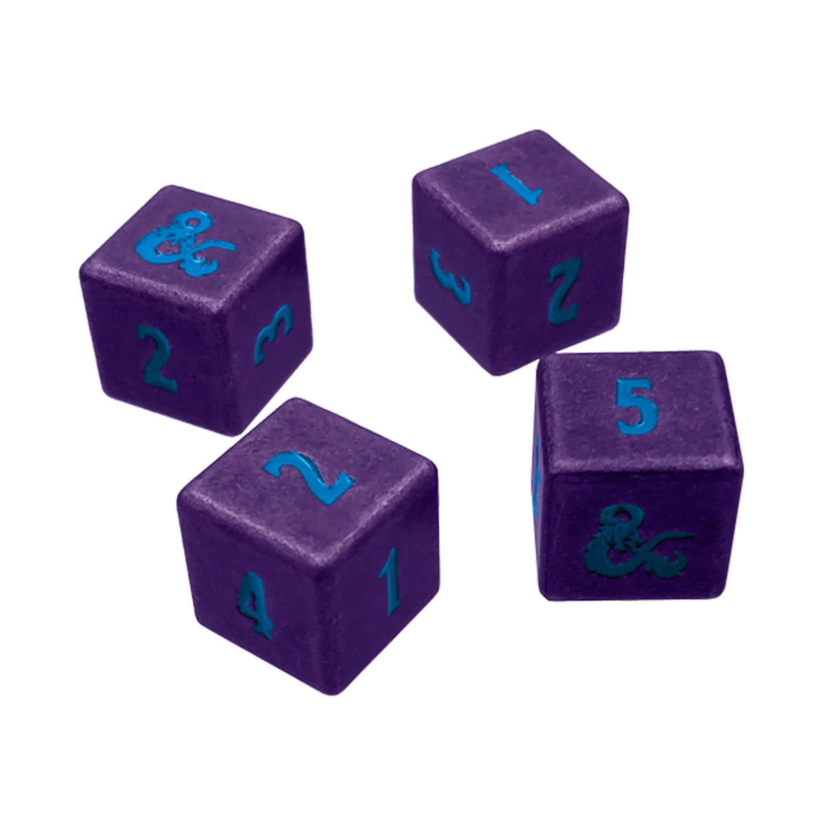 Phandelver and Below: The Shattered Obelisk Underdark Heavy Metal D6 Dice Set (4ct) for Dungeons & Dragons