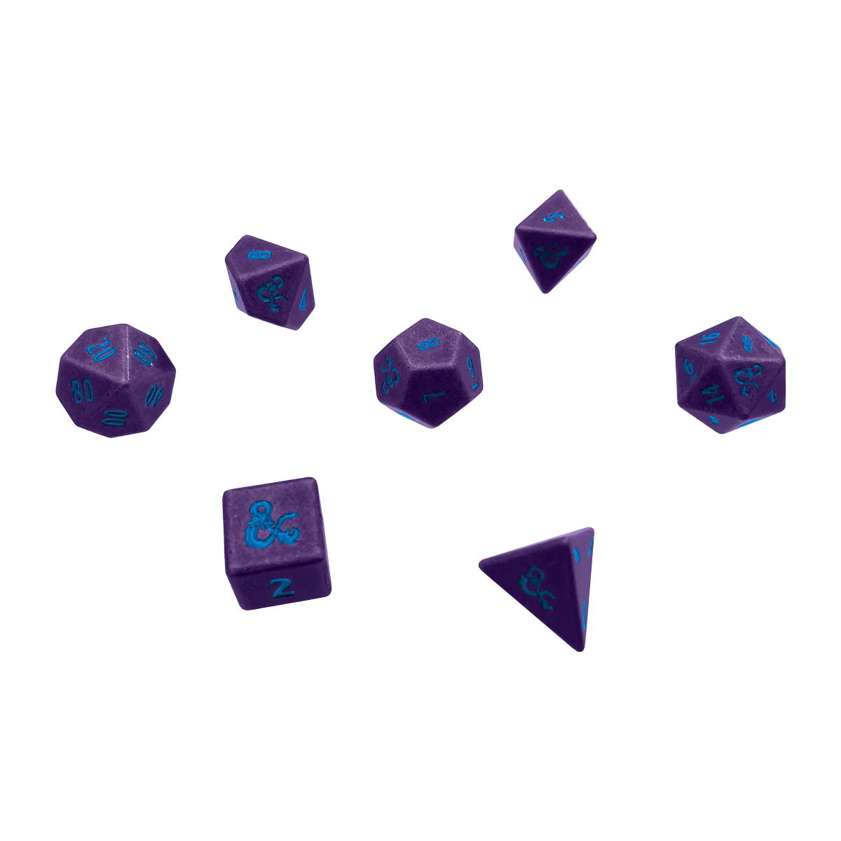 Phandelver and Below: The Shattered Obelisk Underdark Heavy Metal RPG Dice Set (7ct) for Dungeons & Dragons - Image 2