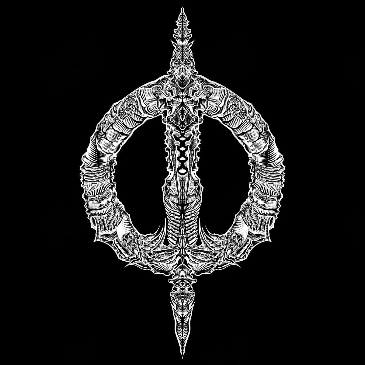 Phyrexia: All Will Be One Phyrexian Symbol T-Shirt for Magic: The Gathering - Image 2