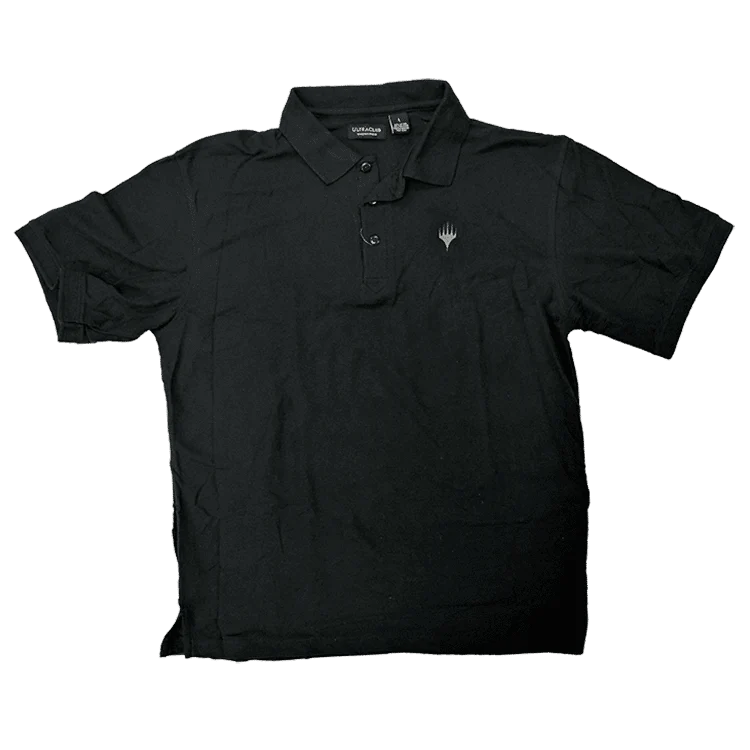 Planeswalker Logo Black Polo for Magic: The Gathering