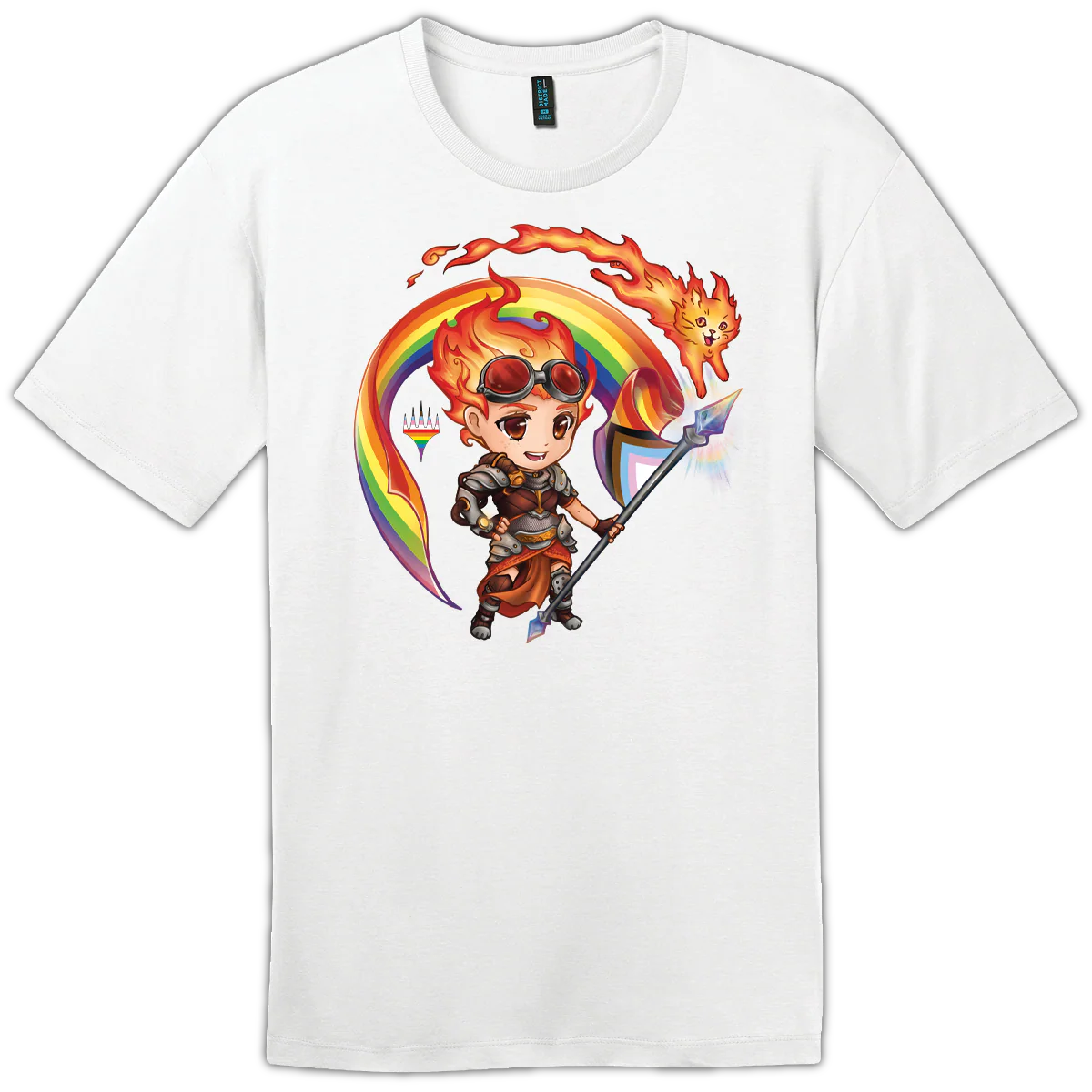 Pride 2024 Chandra and Embercat T-shirt Magic: The Gathering - Image 2