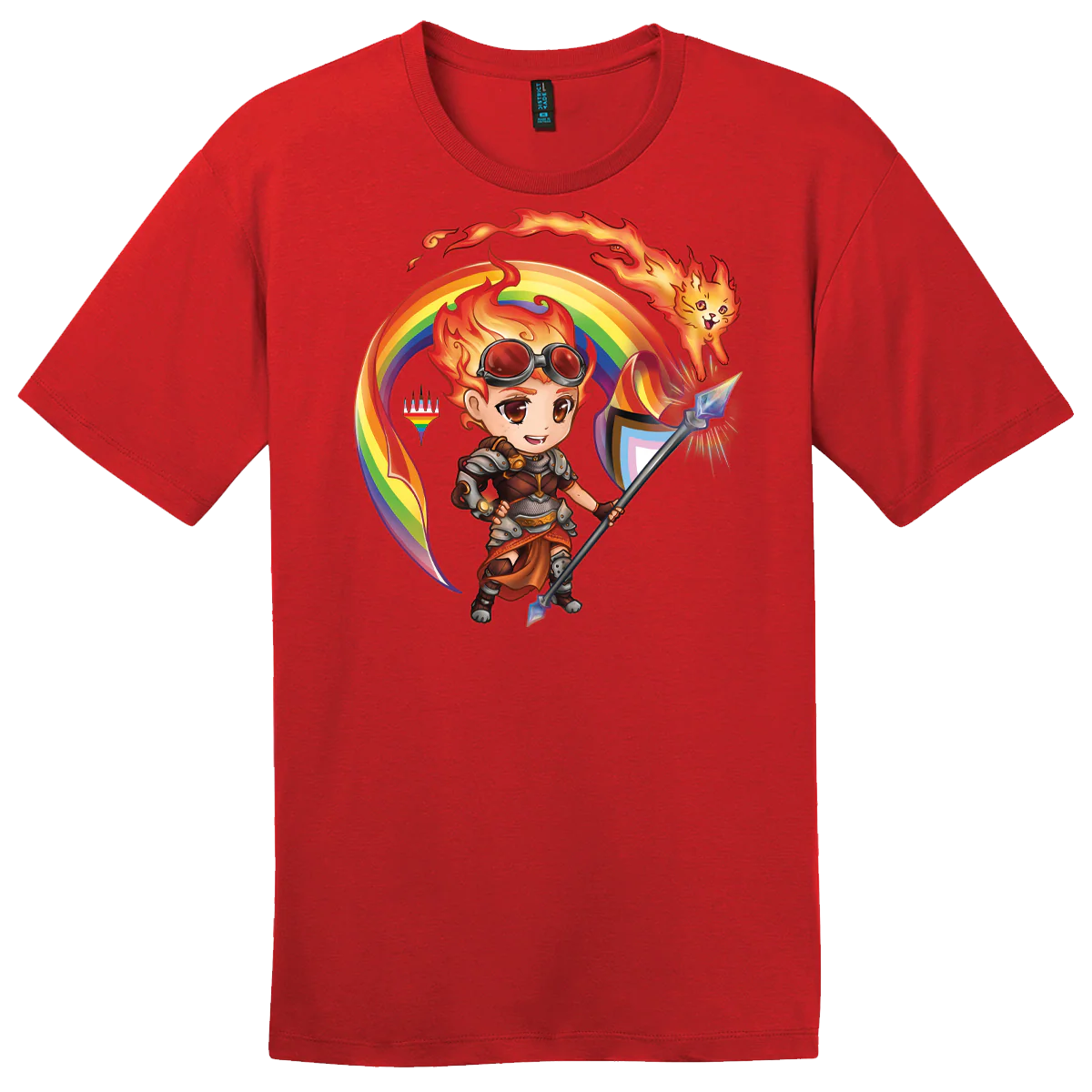 Pride 2024 Chandra and Embercat T-shirt Magic: The Gathering - Image 3