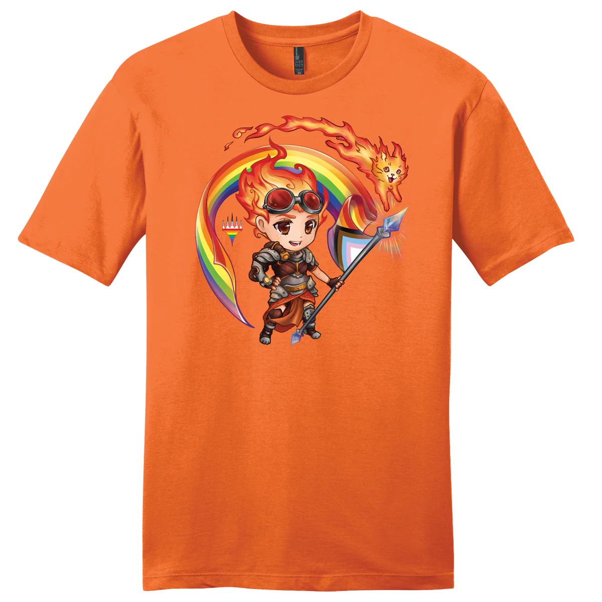 Pride 2024 Chandra and Embercat T-shirt Magic: The Gathering - Image 4