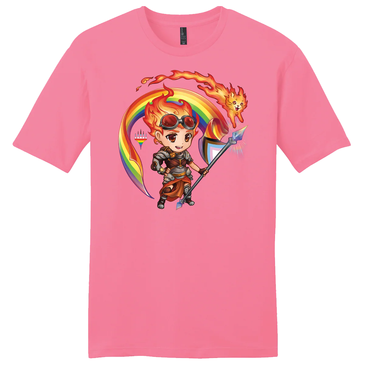 Pride 2024 Chandra and Embercat T-shirt Magic: The Gathering - Image 5