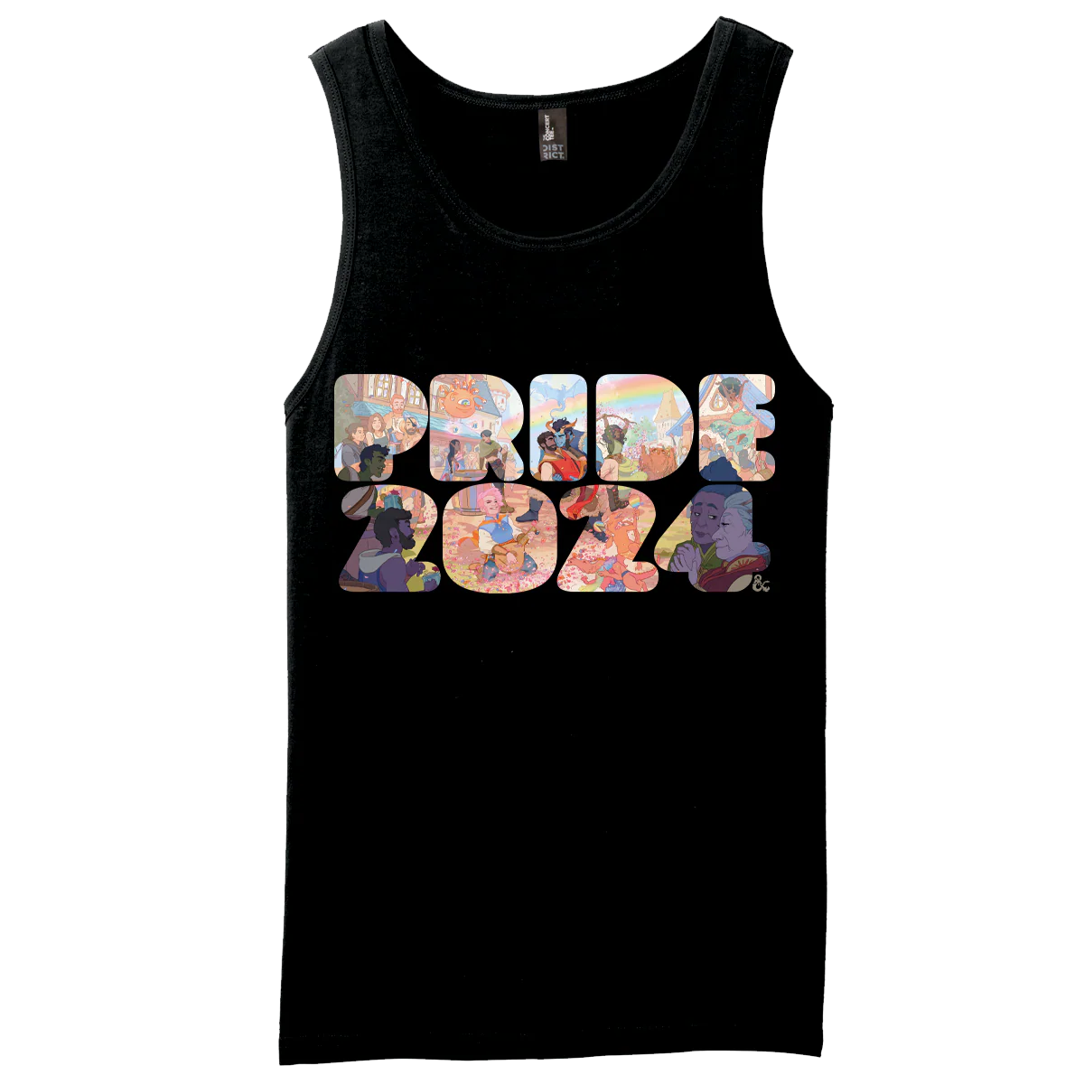 Pride 2024 Printed Tank for Dungeons & Dragons
