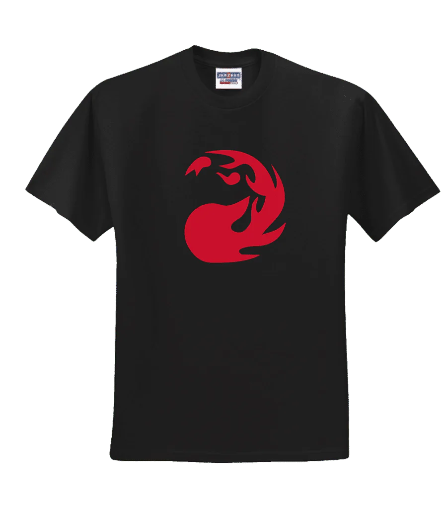 Red Mana Symbol T-Shirt for Magic: The Gathering