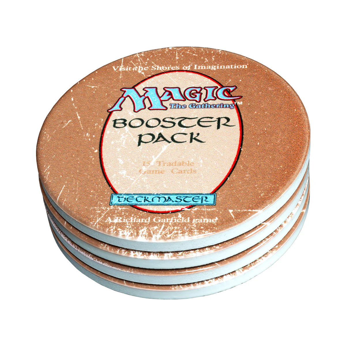 Retro Magic: The Gathering Booster Pack Ceramic Coasters - Image 2