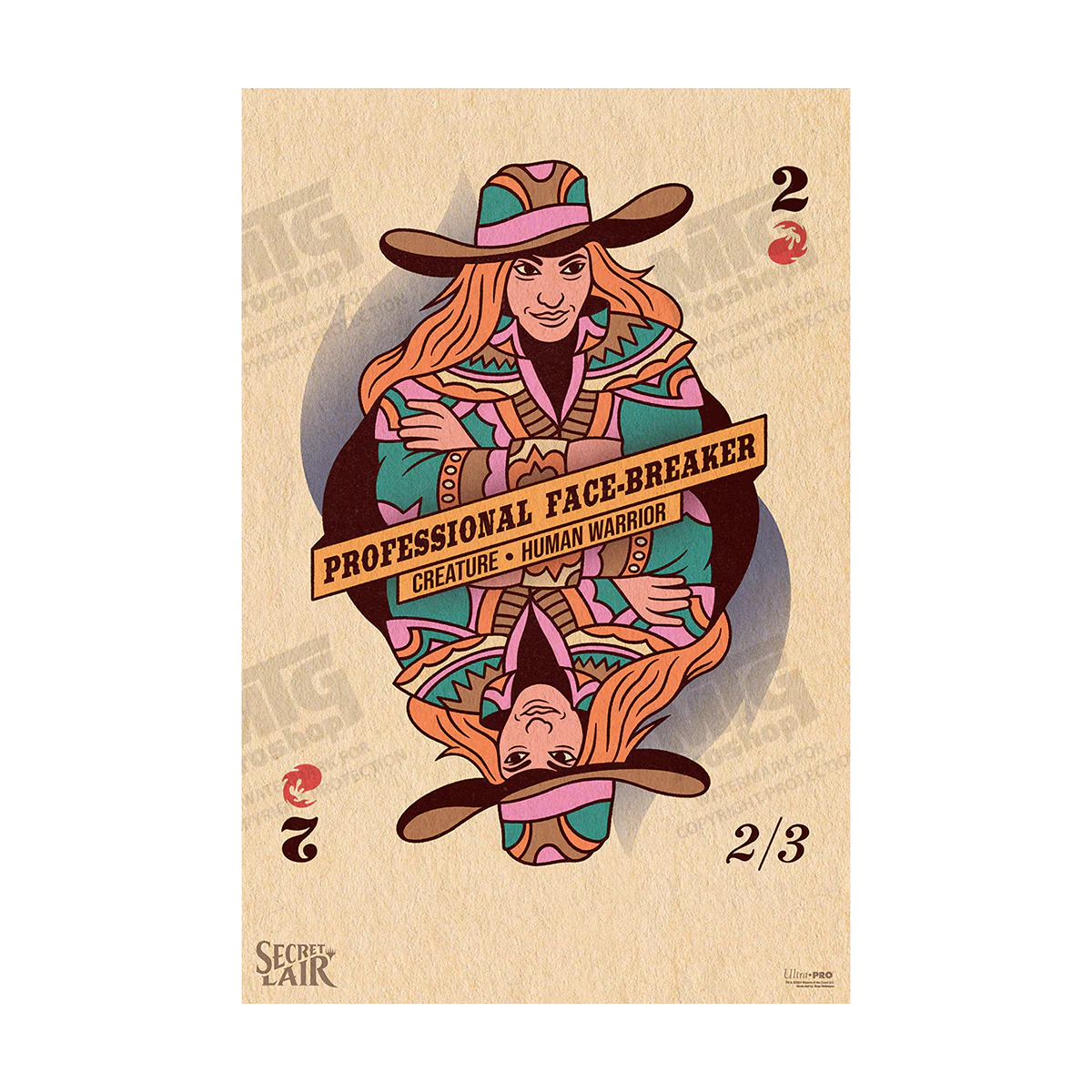 Secret Lair Spring Superdrop Poster - Face-Breaker for Magic: The Gathering