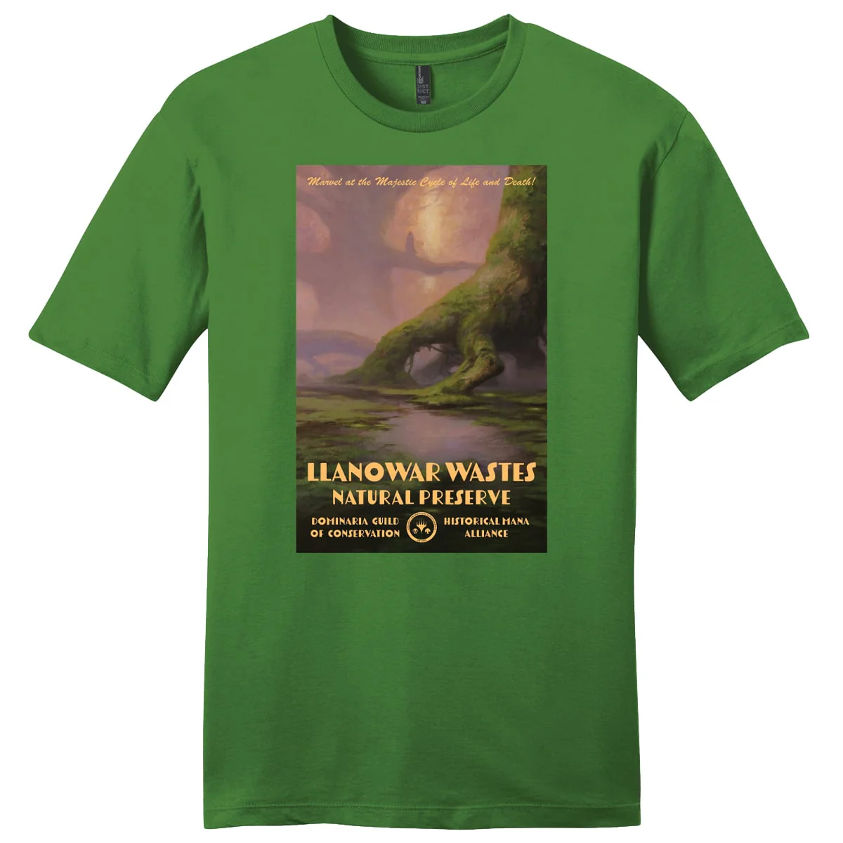 The Brothers' War Llanowar Wastes T-shirt for Magic: The Gathering - Image 4