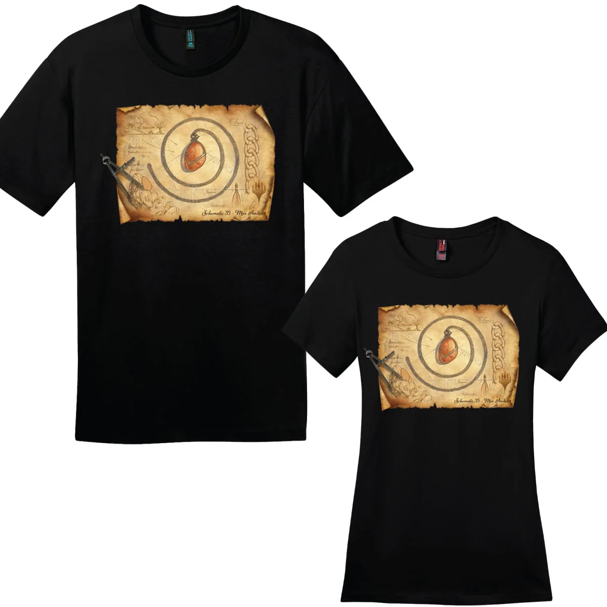 The Brothers' War Mox Amber T-shirt for Magic: The Gathering