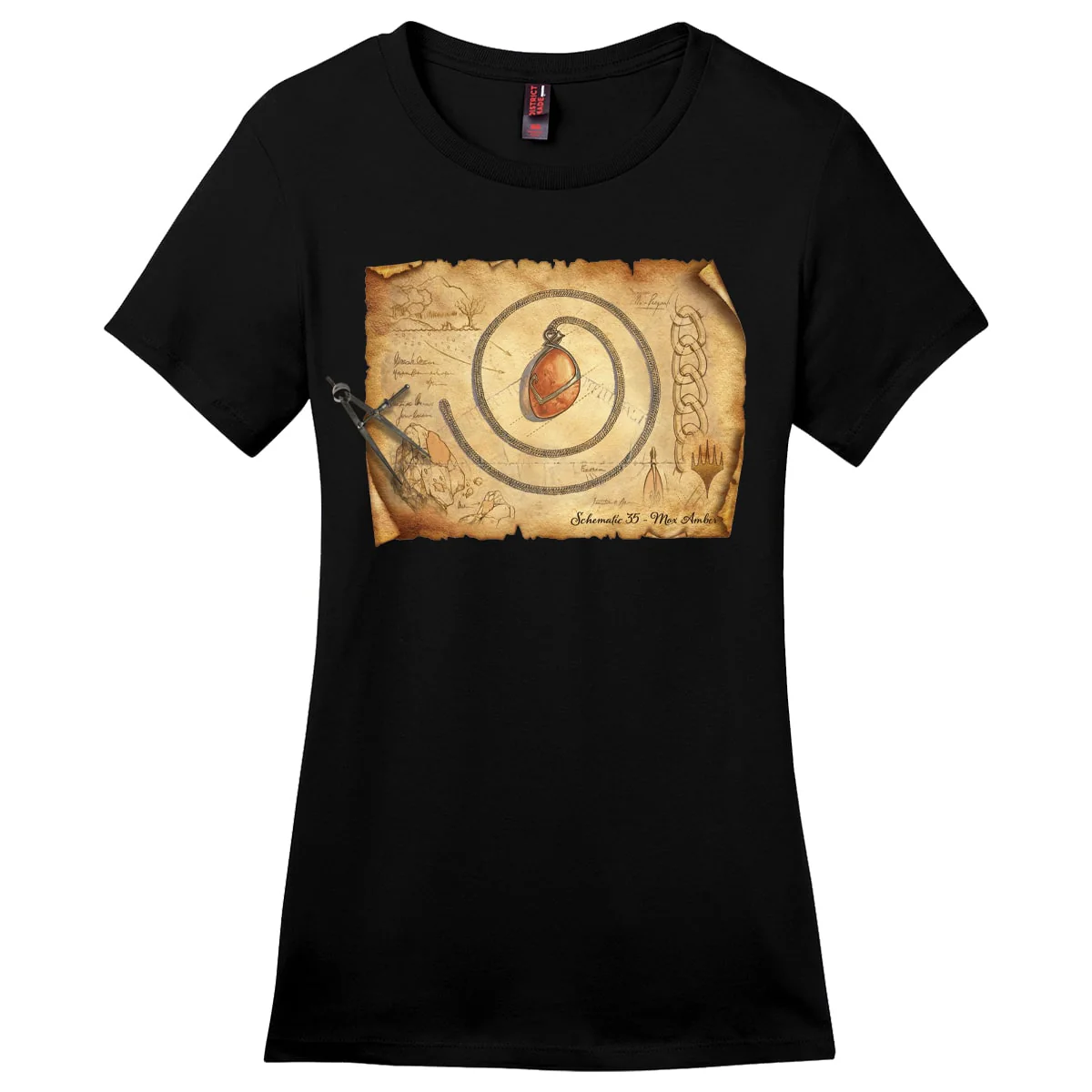 The Brothers' War Mox Amber T-shirt for Magic: The Gathering - Image 3