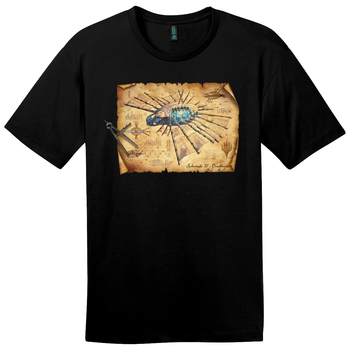 The Brothers' War Ornithopter T-shirt for Magic: The Gathering - Image 2