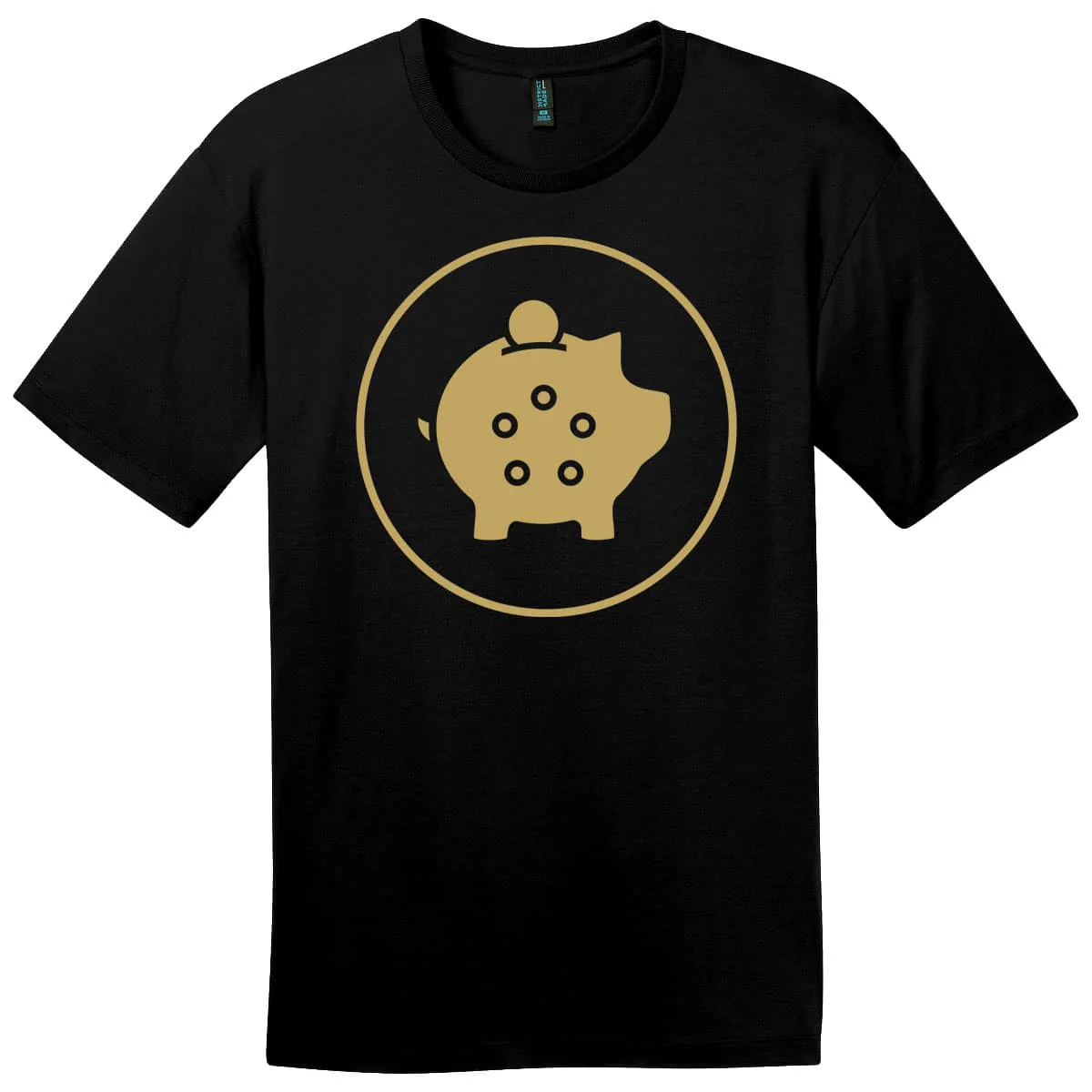 The Commander's Quarters Gold Logo T-Shirt for Magic: The Gathering