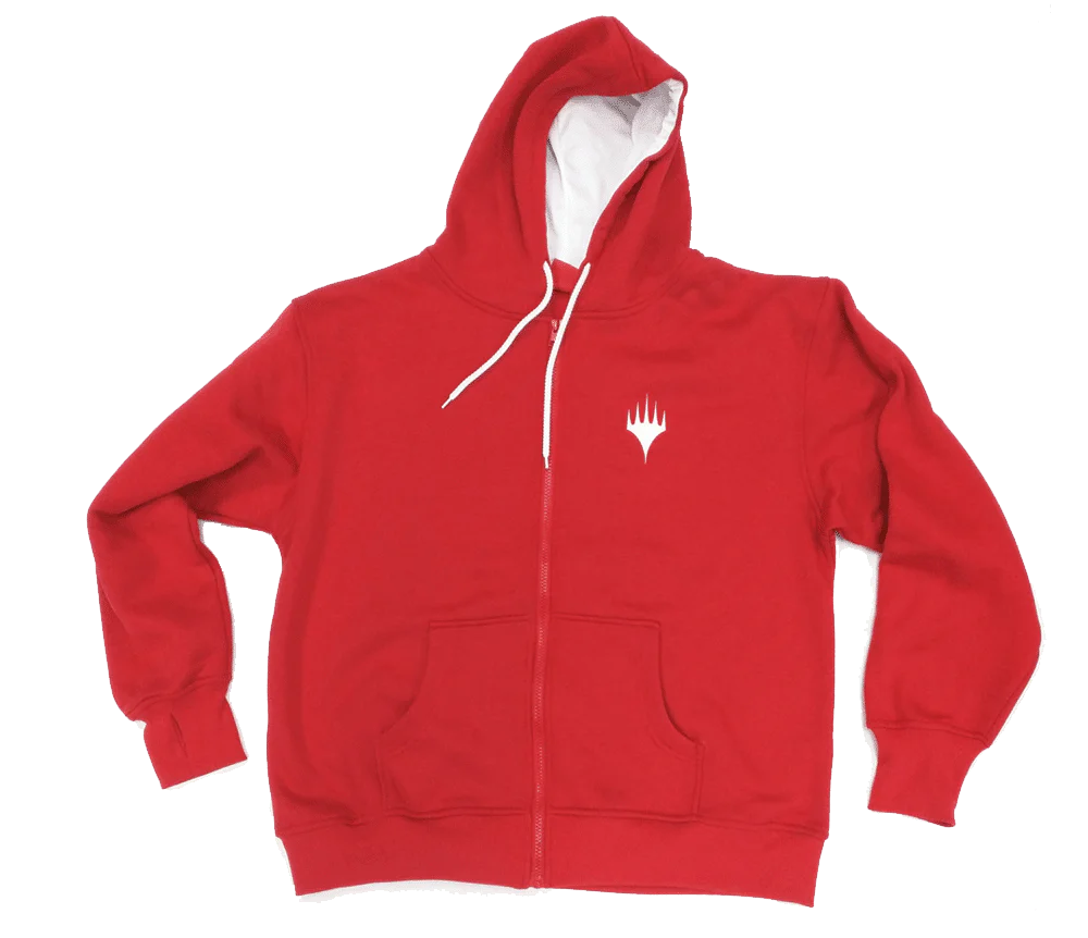 Two-Tone Red/White Custom Magic: The Gathering Hoodie - Image 2
